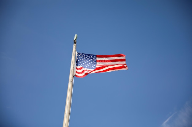 Флаг с флагом Соединенных Штатов Америки