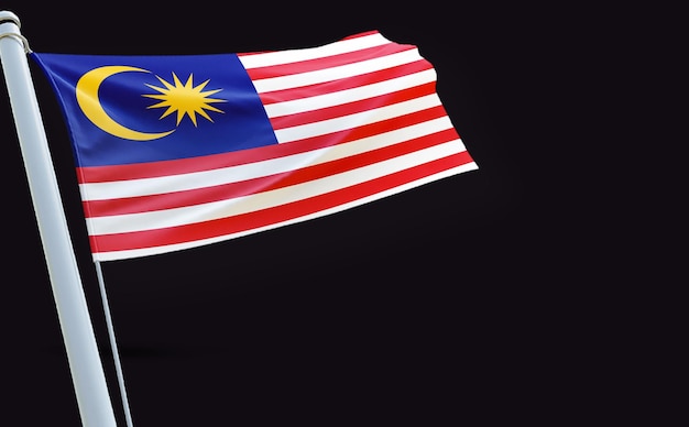 a flag with the national flag on it