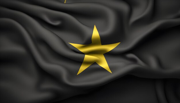 a flag with a star on it