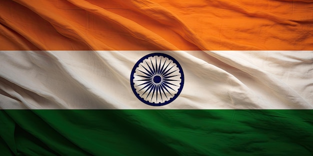 a flag with a white and green flag with a white and orange border.