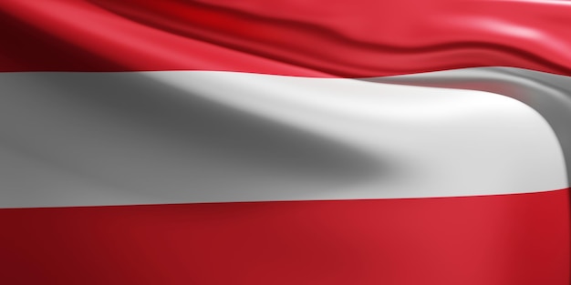 A flag with the word austria on it