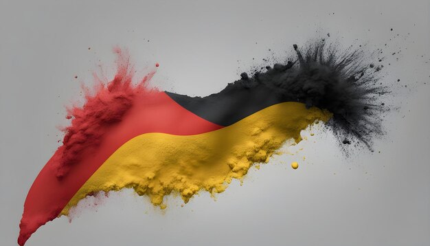 Photo a flag with the word germany on it