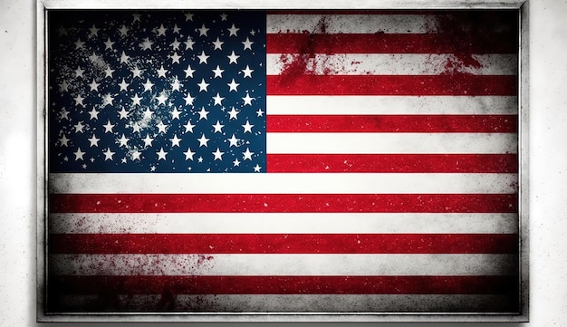 A flag with the word usa on it