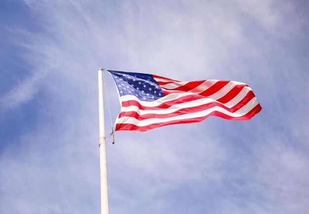 A flag with the word usa on it