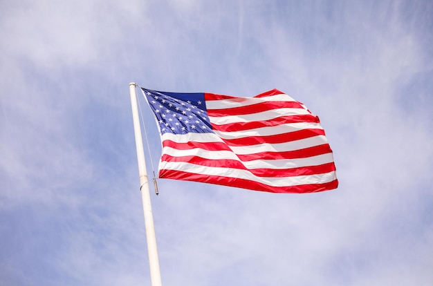 A flag with the word usa on it