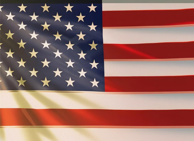 Флаг со словом США на нем