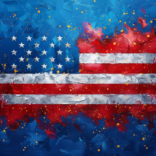 a flag with the words quot the american quot on it