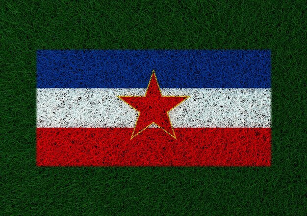 Photo flag of yugoslavia