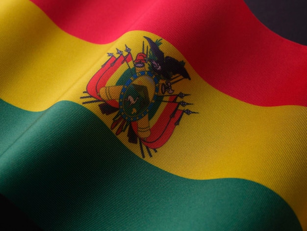 Photo flags of bolivia