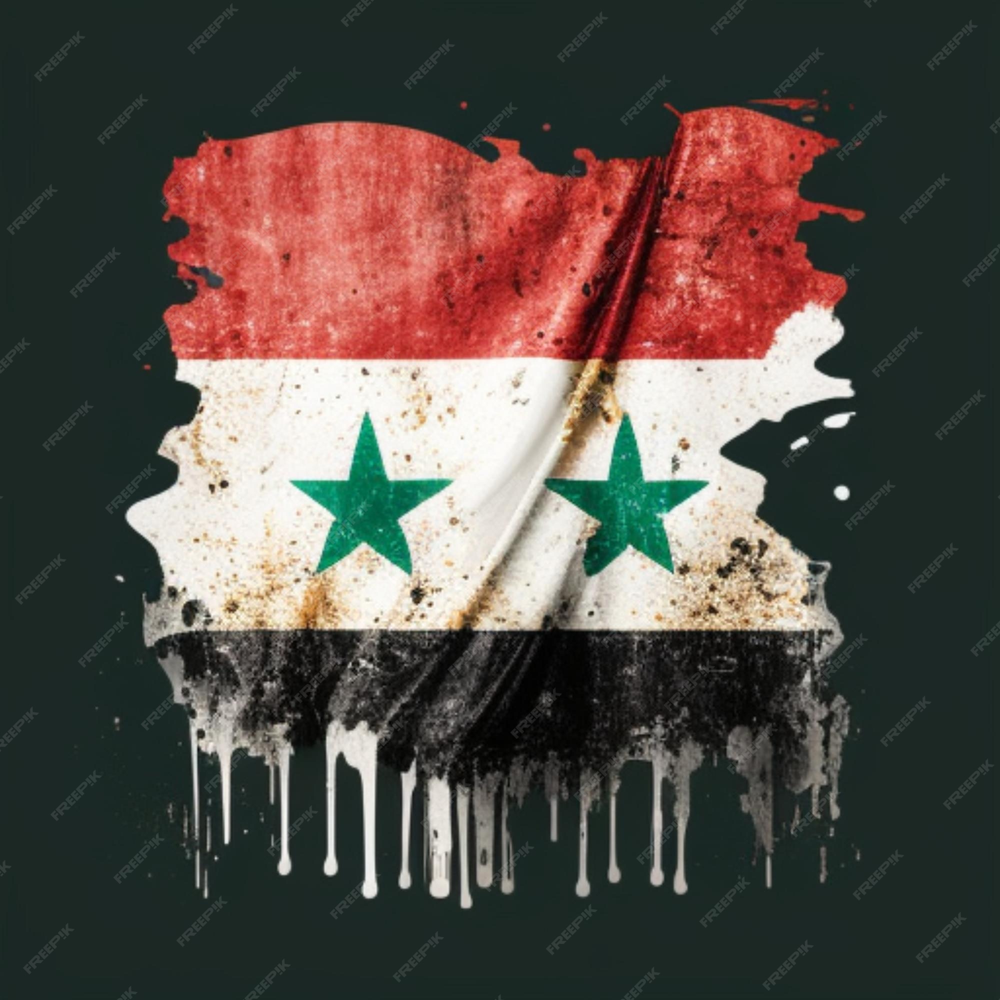 Premium AI Image | flags syrian flag flag of syria syrian arab republic