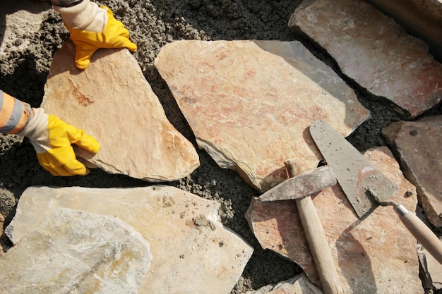 flagstone flooring