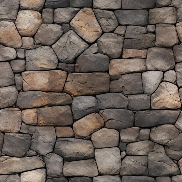 Photo flagstone seamless pattern