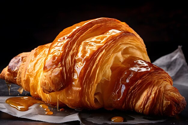 Flaky French Croissant