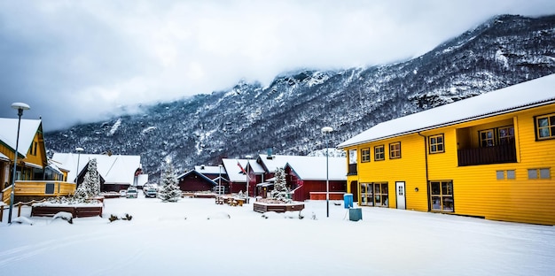 Flam-spoorweg in Noorwegen