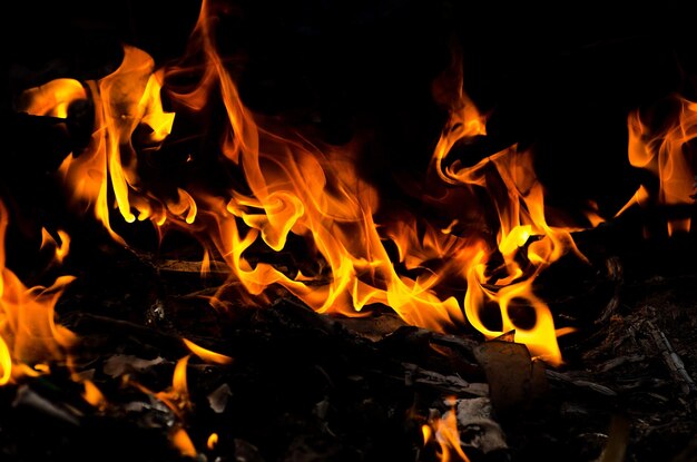 Premium Photo | Flame heat fire abstract background black background ...