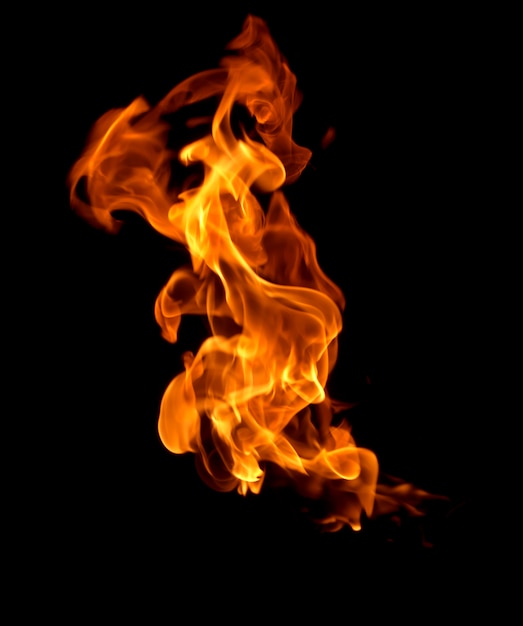 Photo flame heat fire abstract background