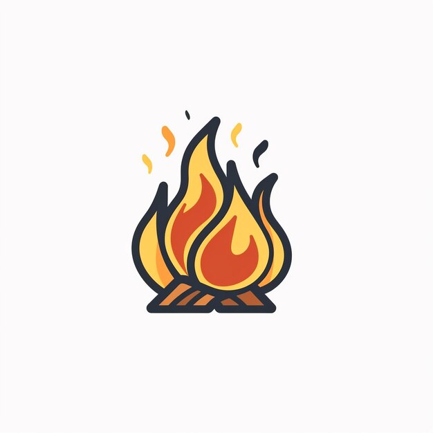 flame illustration