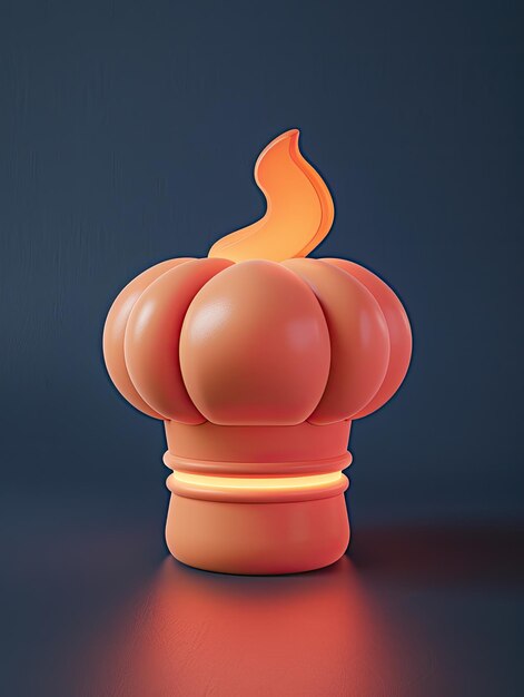 a flame that is on a candle holder