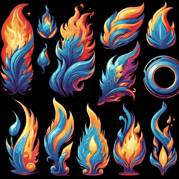 flame vectors