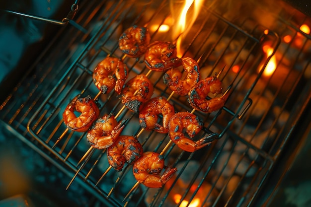 FlameKissed Shrimp Perfection on the Grill