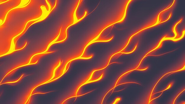 Flames on a black background vector