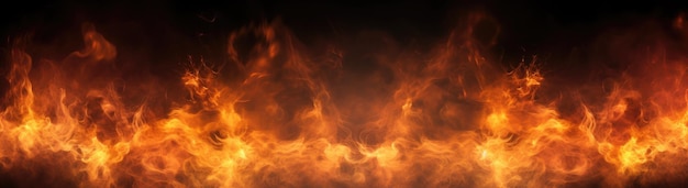 Flames and flame background