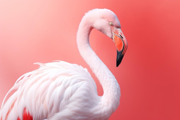 フラミンゴ (Flamingo) は近距離で見られる鳥です