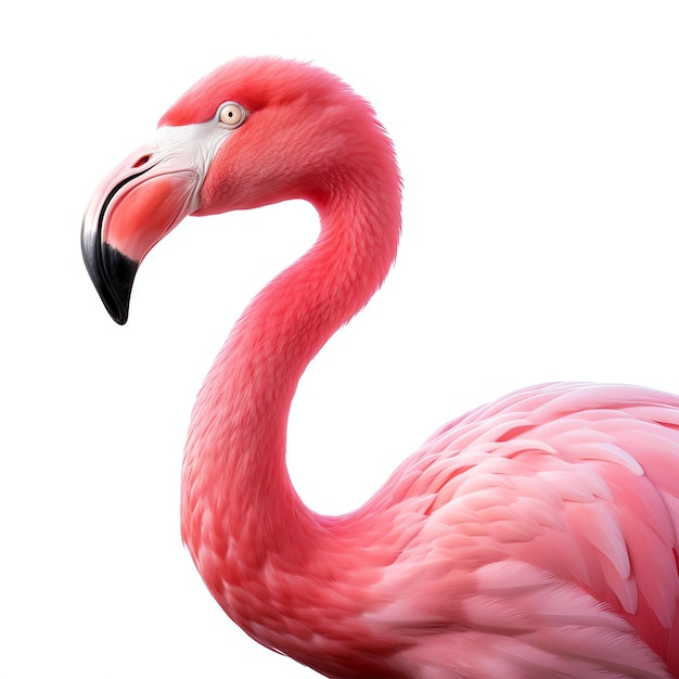 Photo flamingo bird pink animal nature water beak zoo red wildlife neck isolated feather flam