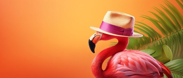 Photo flamingo bird