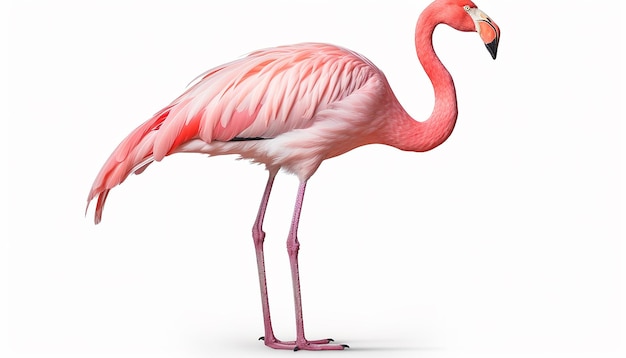 Foto flamingo elevation front view in illuminazione in studio