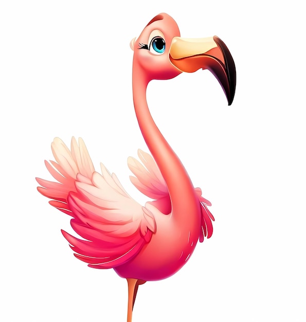 Flamingo Fantasia gegenereerd door ai