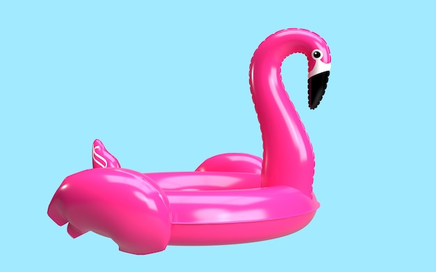 Flamingo float