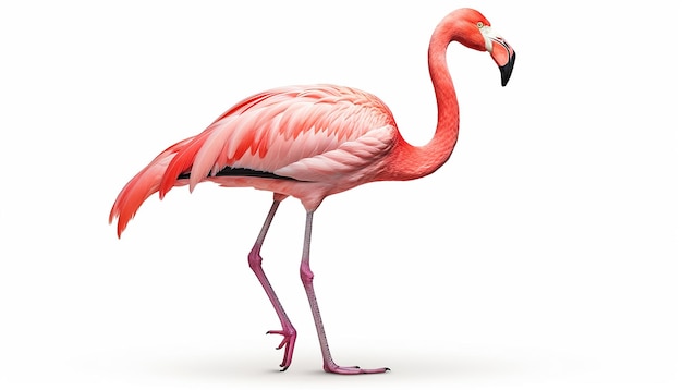 Flamingo Frontal View Studio Lighting