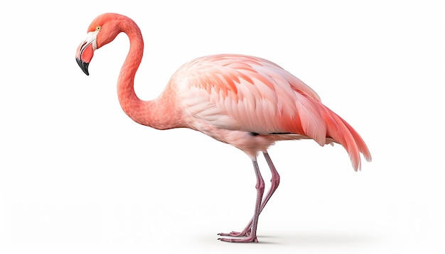 Flamingo Frontal View Studio Lighting