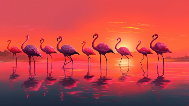 Flamingo illustration