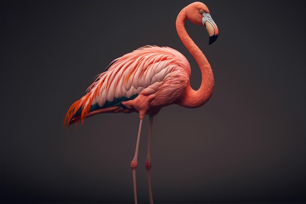 flamingo realistic photo