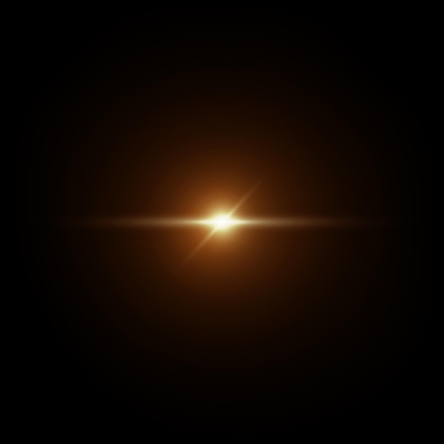 Flare van de lens 9