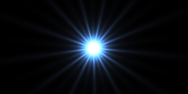 Flare van de lens