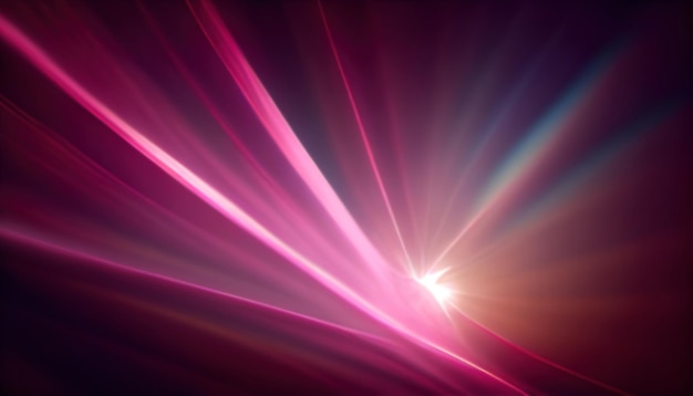 Flash light blur rays galaxy flare pink color glow