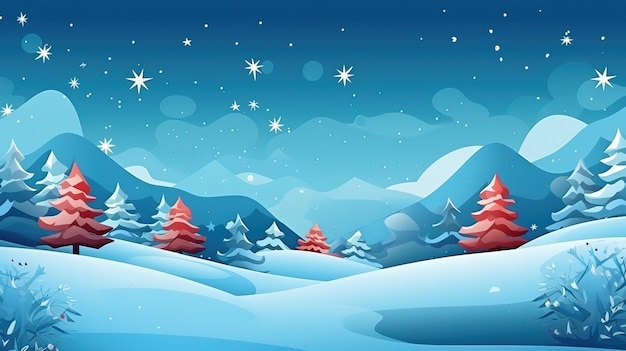 Flat christmas season celebration background generative ai