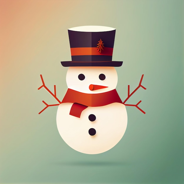 Flat christmas snowman cartoon wallpaper modern flat design in\
winter minimalist winter wallpapers