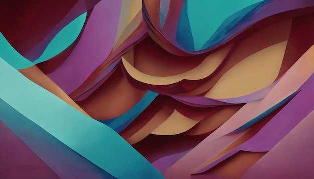 Flat design abstract geometric background