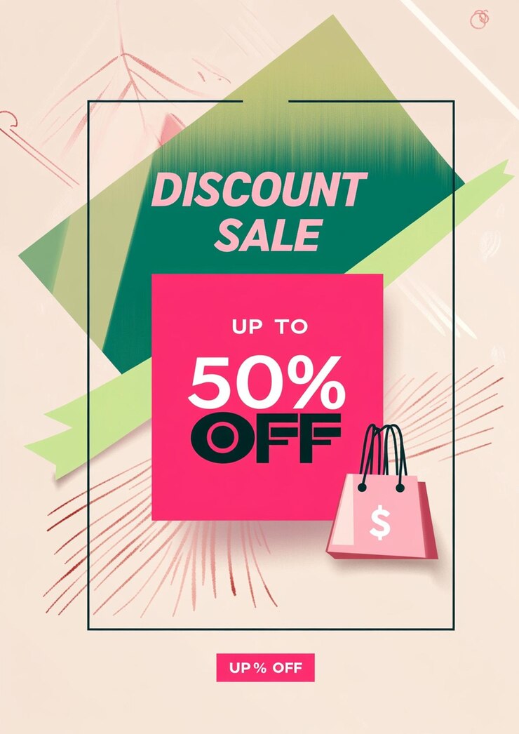 Photo flat design black friday concept