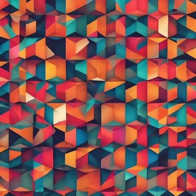 Photo flat design geometric pattern background graphic design geometric wallpaper