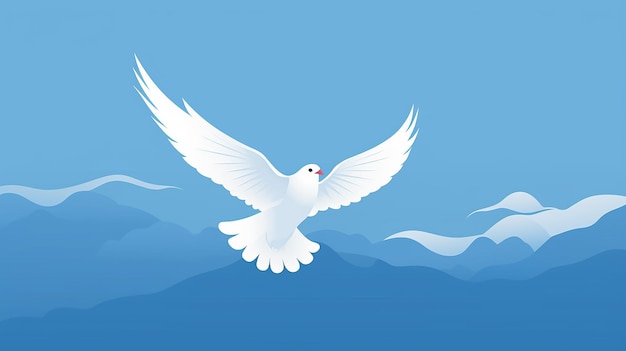 Photo flat design of international day of peace