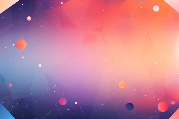 flat geometric background and space for text vector