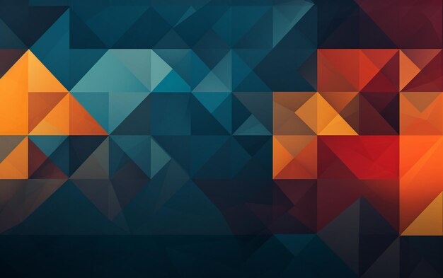 Flat geometric background