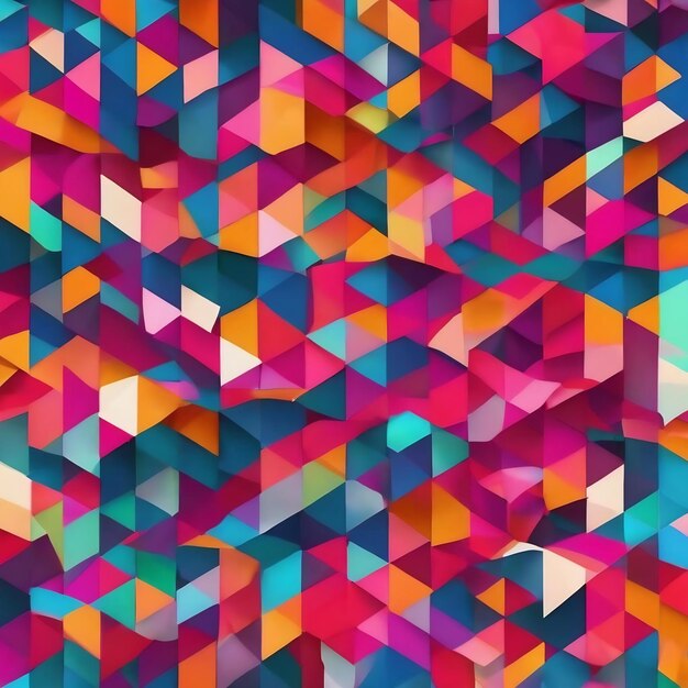 Flat geometric background