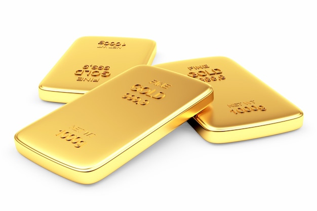 Flat gold bars