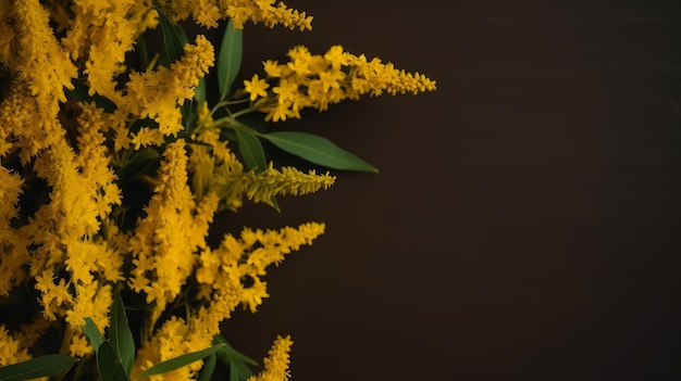 Flat Goldenrod Texture Background